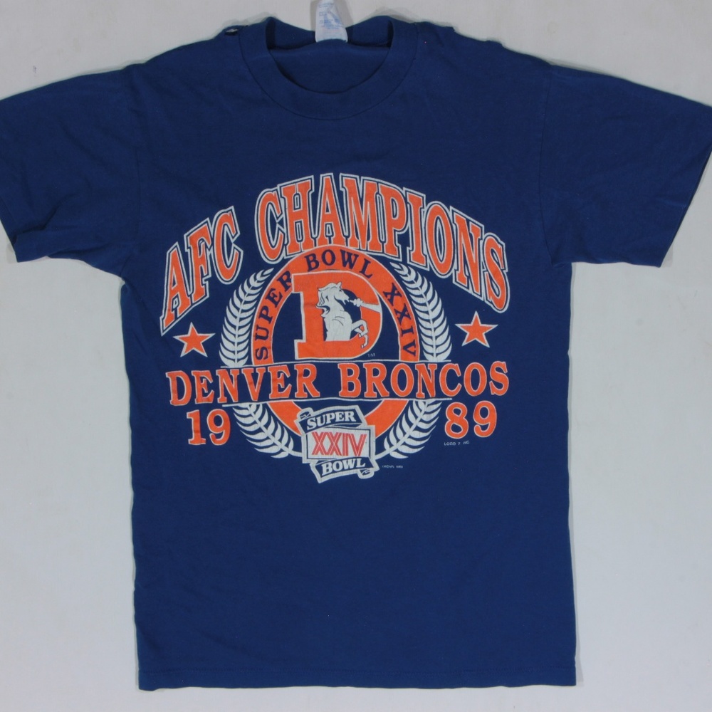 80s Vintage Denver Broncos Super Bowl T Shirt